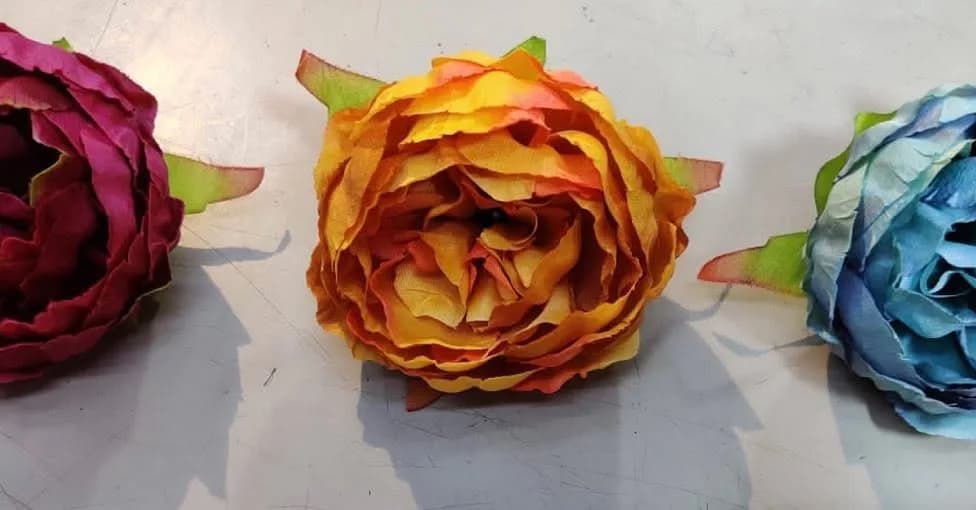 Dry Colour Peony Decorative Flowers