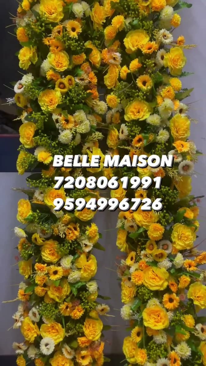 Haldi Theme Flower Runner