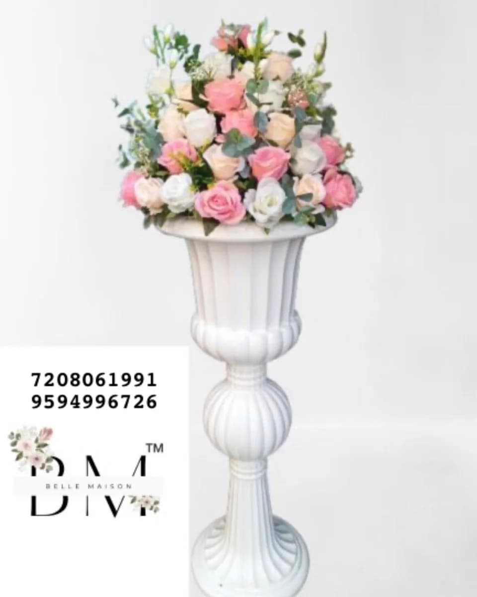 Large Vase with Flowers