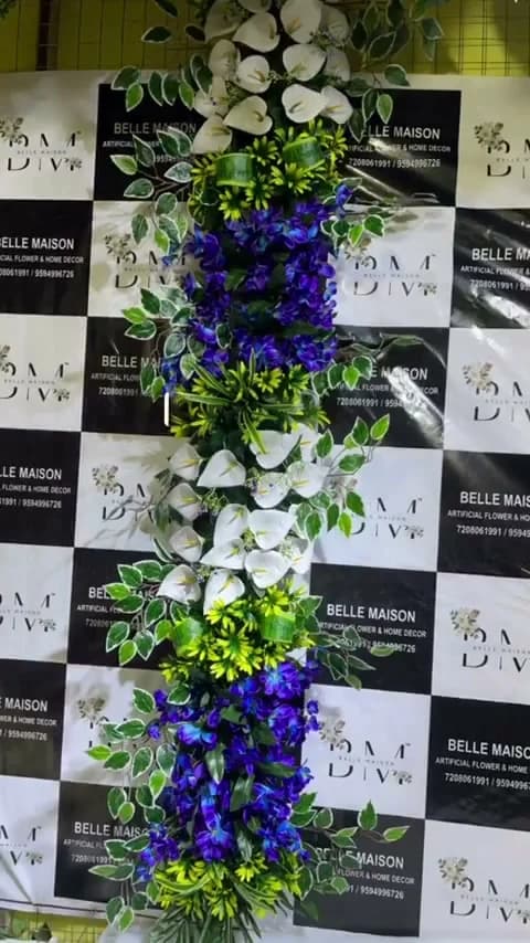 Orchid and White Anthurium Runner