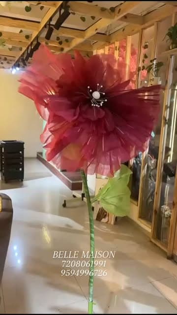 Organza Flower with LED