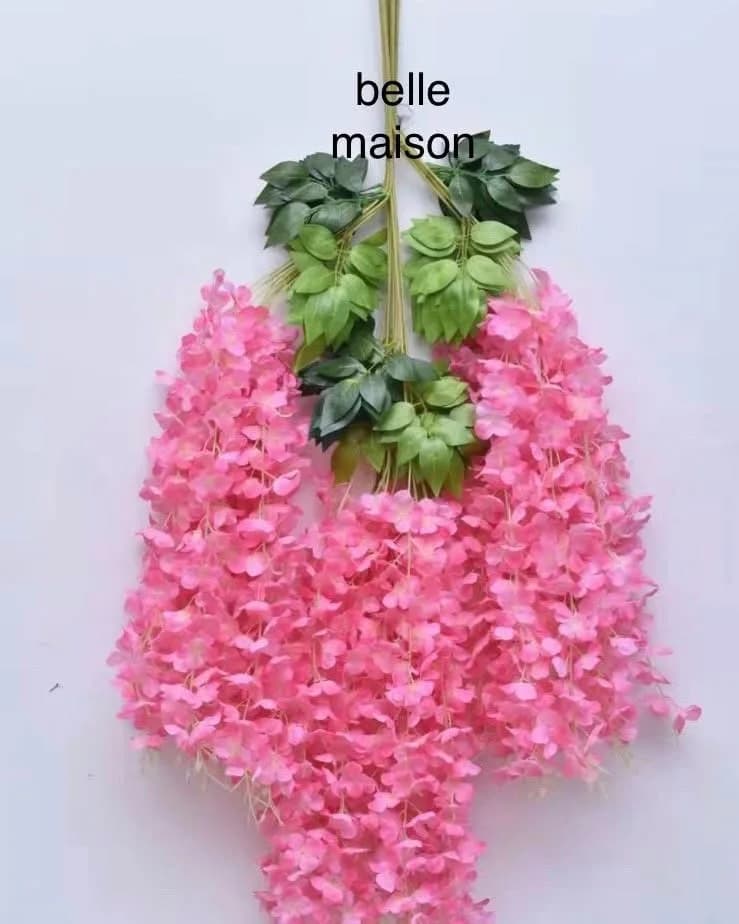 Pink Wisteria Decorative Flowers — Dozen