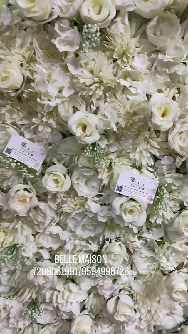White Flower Wall