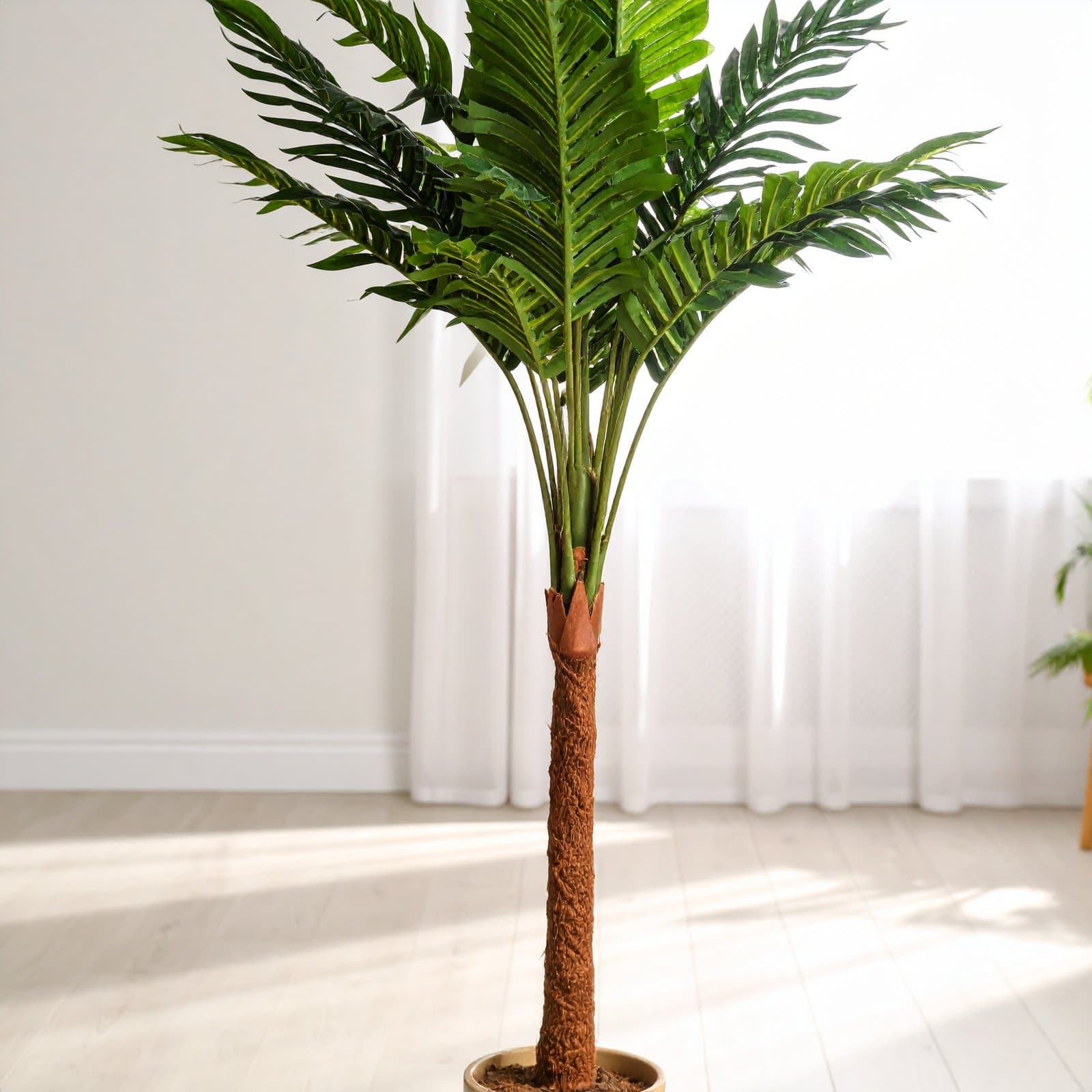 8 Ft Coconut Tree With Real Touch Leaves