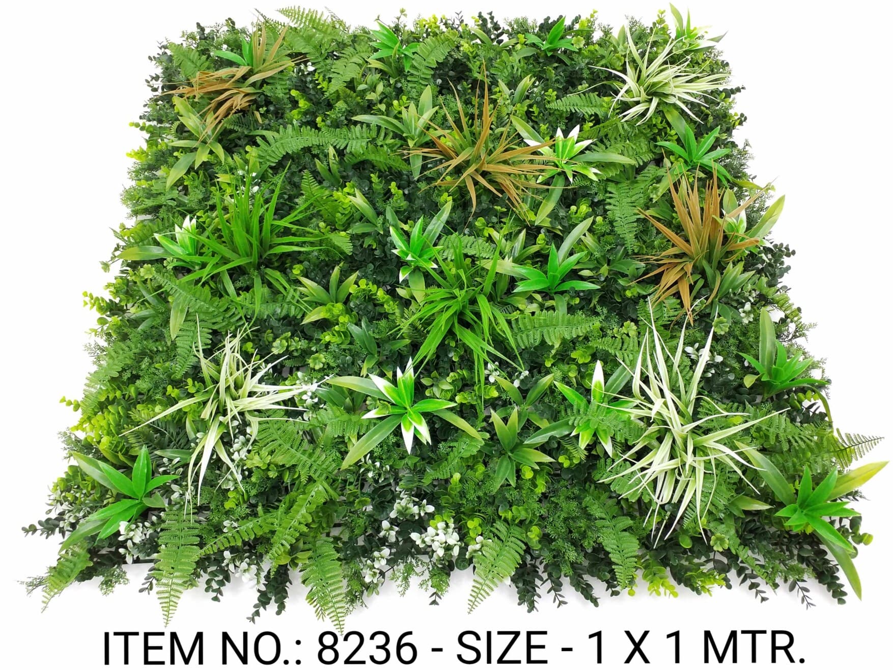 Mixed Leaves Grass Mat W/bamboo Leaves (1X1 Mtr)