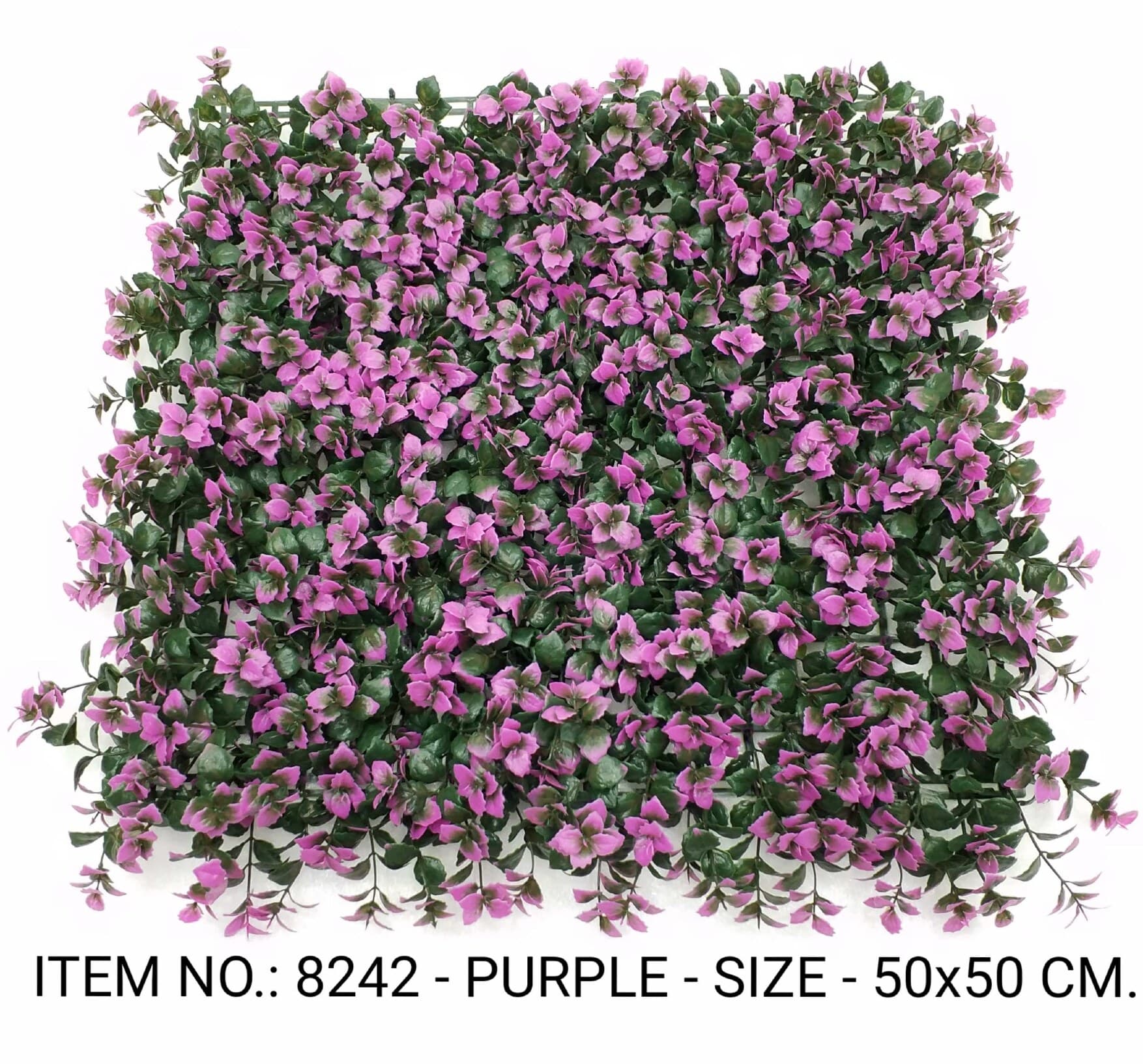 Mini Mint Leaves Grass Mat (50X50CM) (purple)