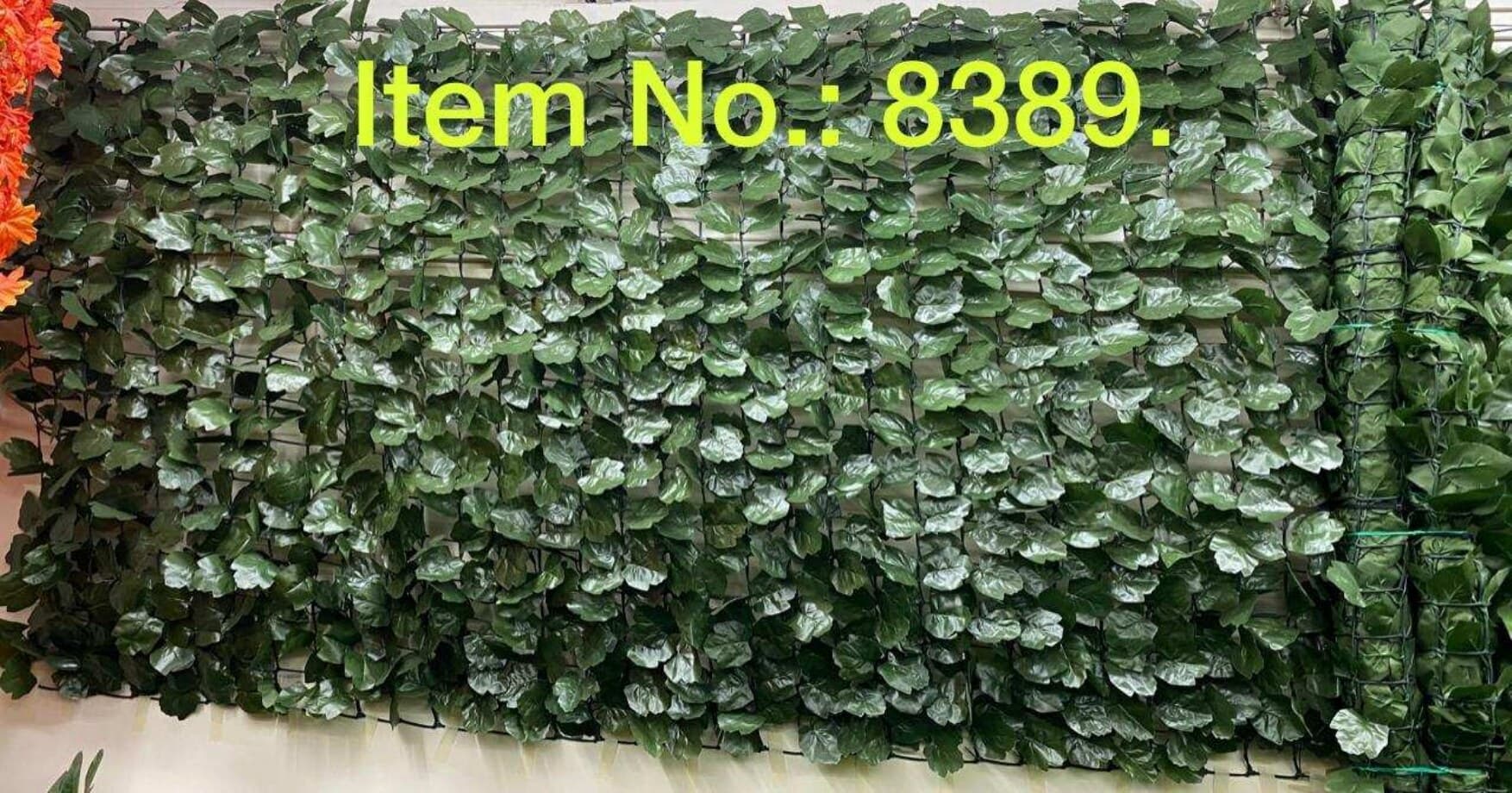 Green Grapes Leaves Fence Roll (100X300CM)