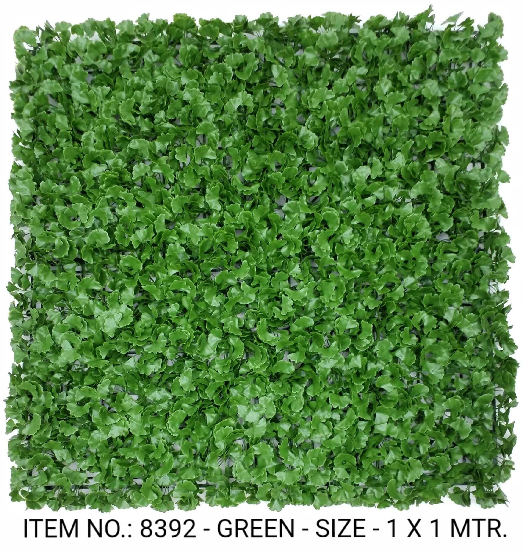 Green Gingko Leaves Grass Mat (1X1MTR)