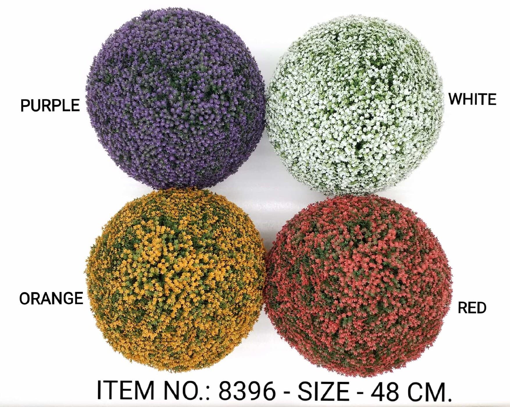 Big White Blossom Flower Ball (48CM)