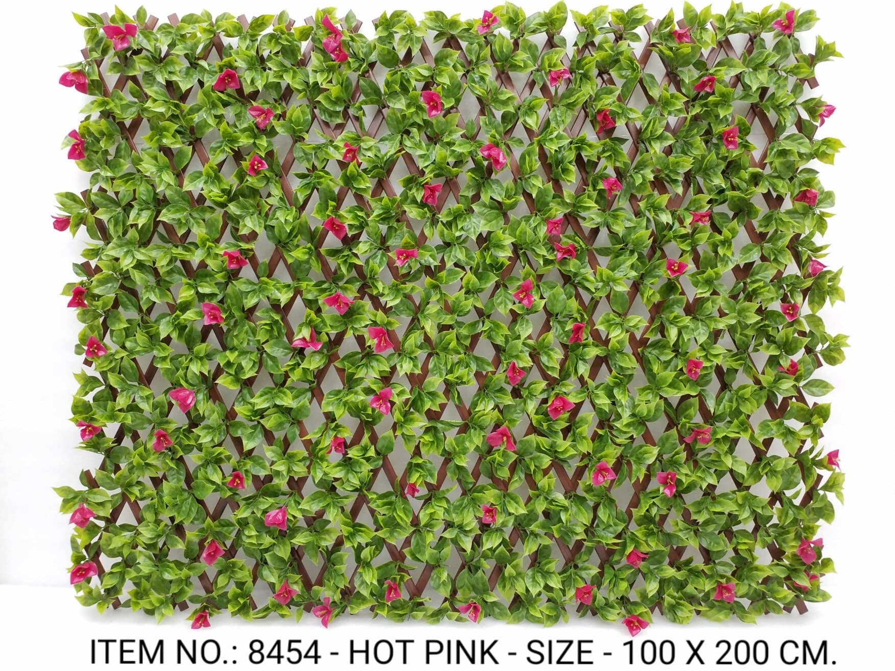 Bougainvillea Flower Plastic Trellis (hot Pink) (100X200CM)