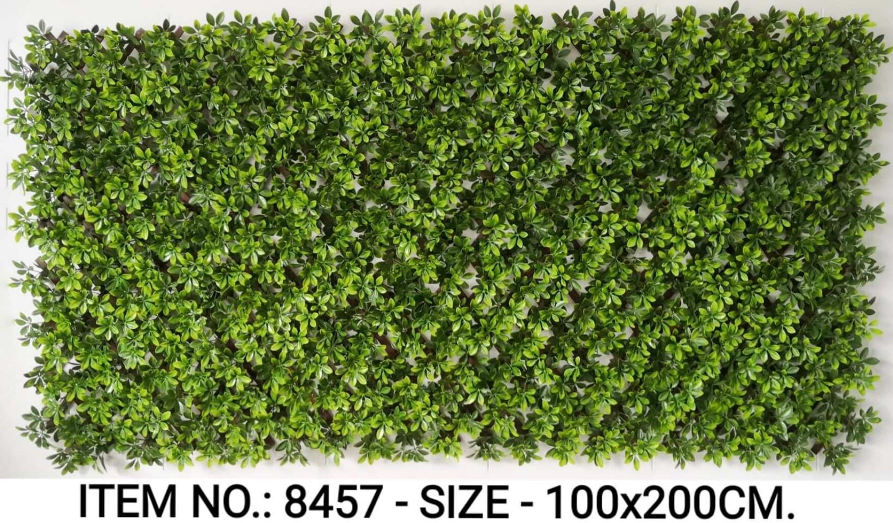 Green Schefflera Leaf Plastic Trellis (100X200CM)