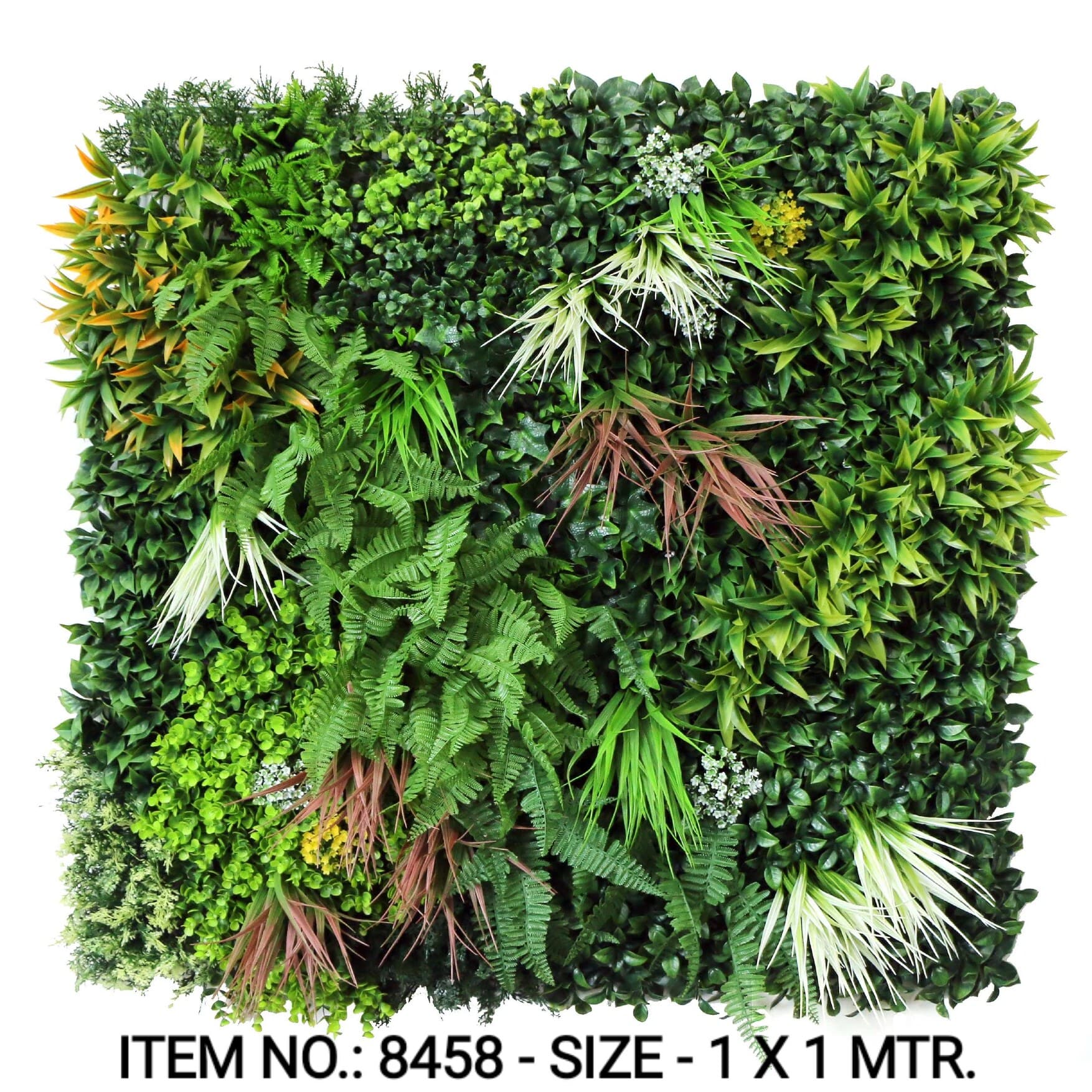 Premium Grass Mat With 18 Types Of Leaves (1X1 Mtr)