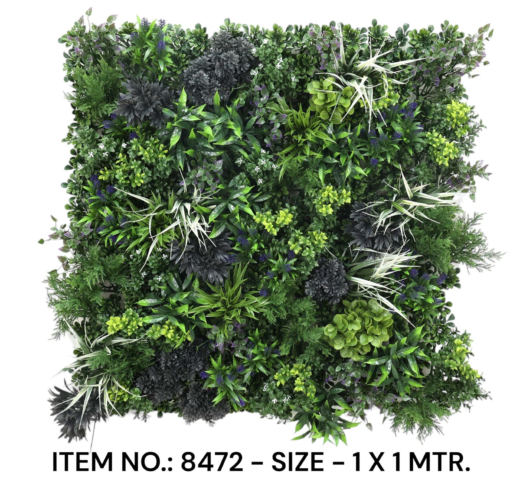 Premium Exotic 3D Grass Mat With Lavender (1X1MTR)
