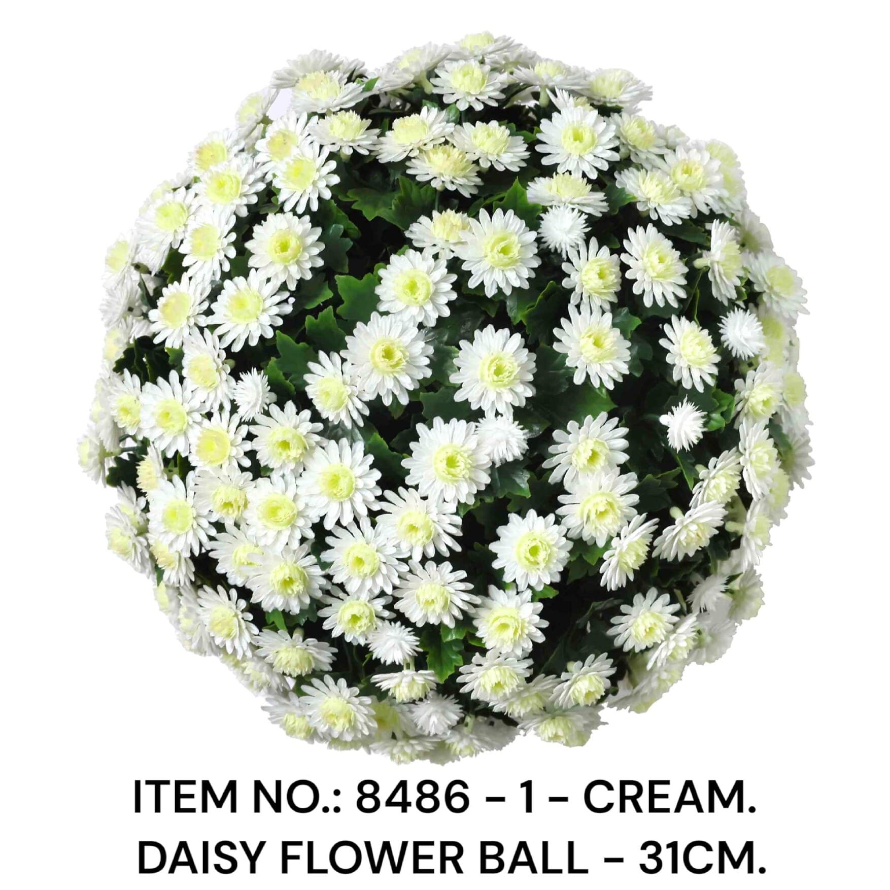 Cream Daisy Flower Ball (31CM)