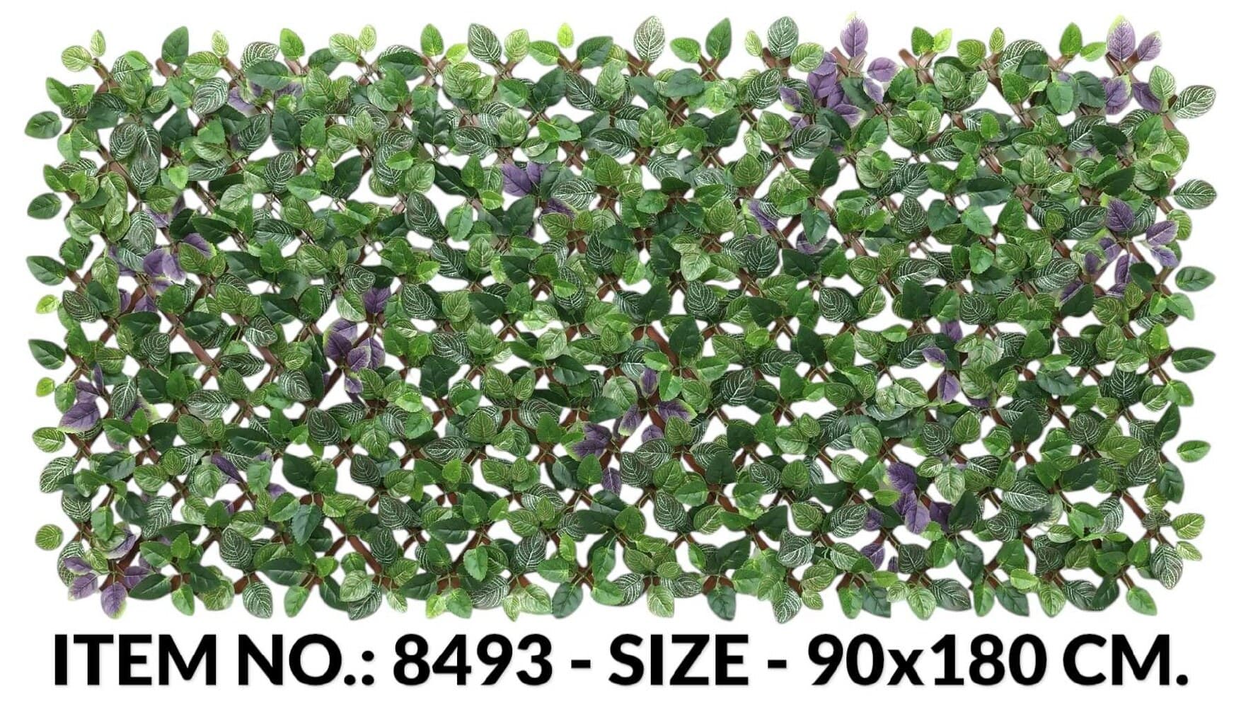 Real Touch Fitonia Leaf Plastic Trellis (90X180CM)