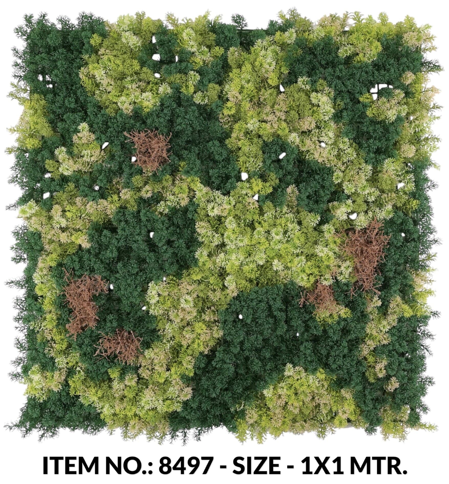 Mixed Green Forest Moss Grass Mat (1X1 Mtr)