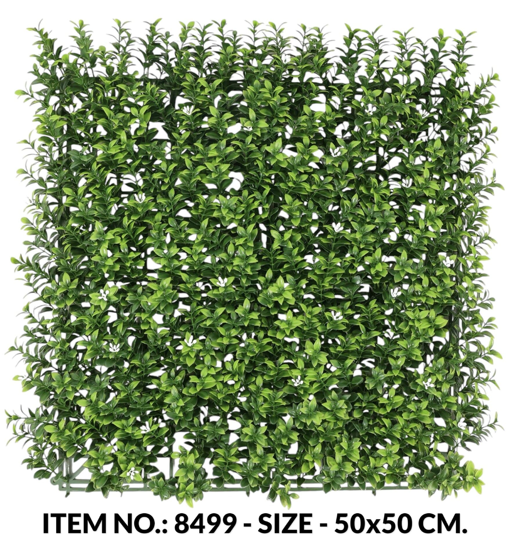 Aquarium Leaves Grass Mat W/white Flower (50X50CM)