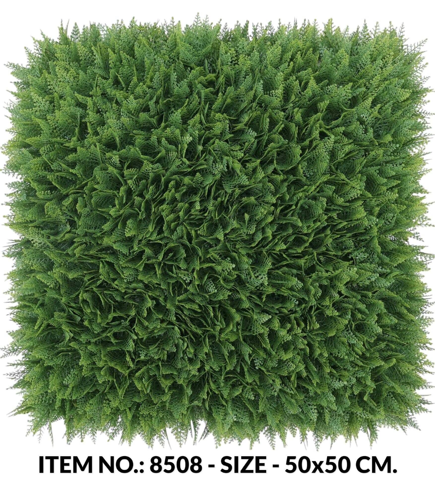 Green Fine Cypress Leaves Grass Mat (50X50CM)