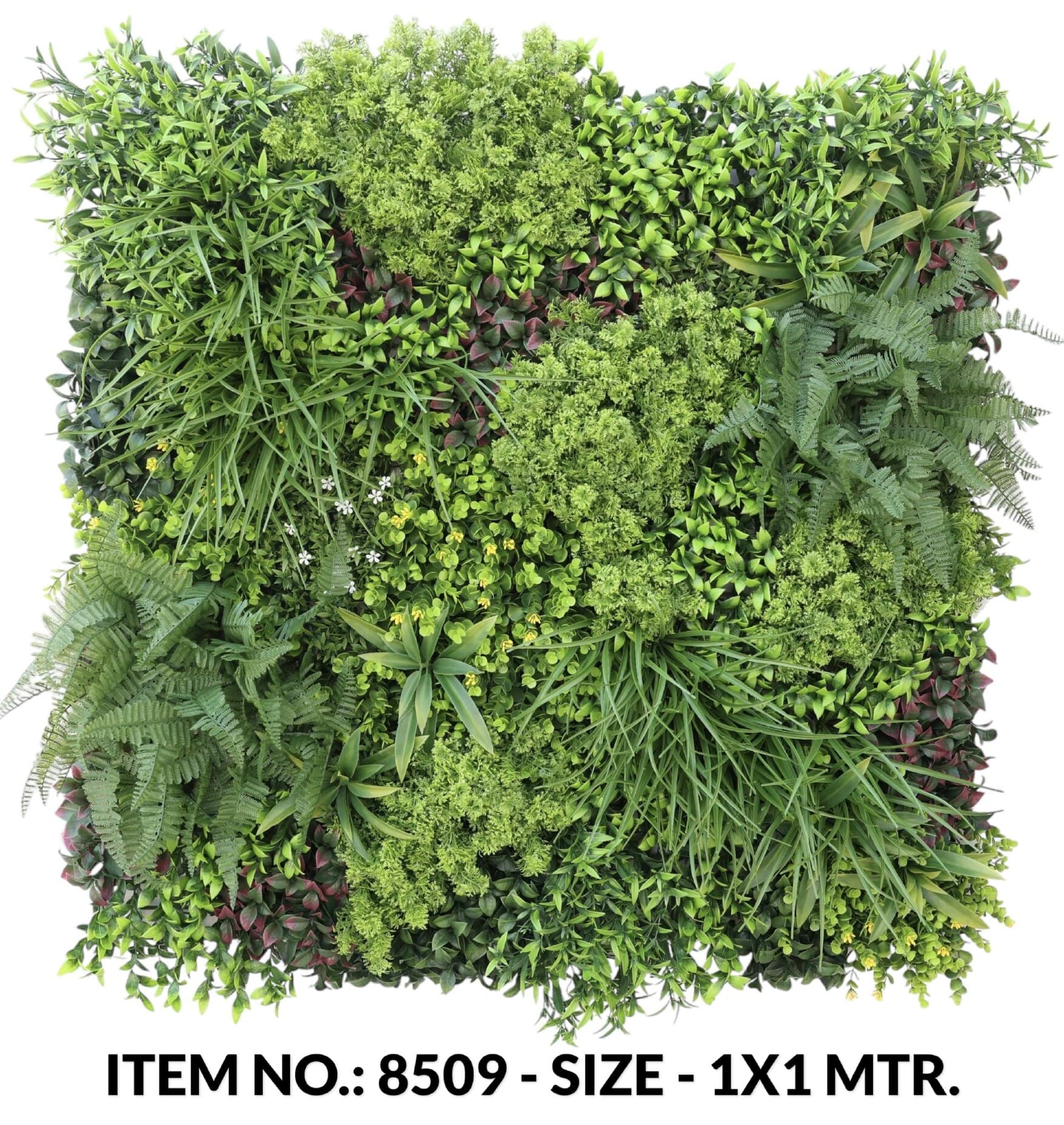 Exotic Grass Mat W/forest Moss Leaves (1X1 Mtr)