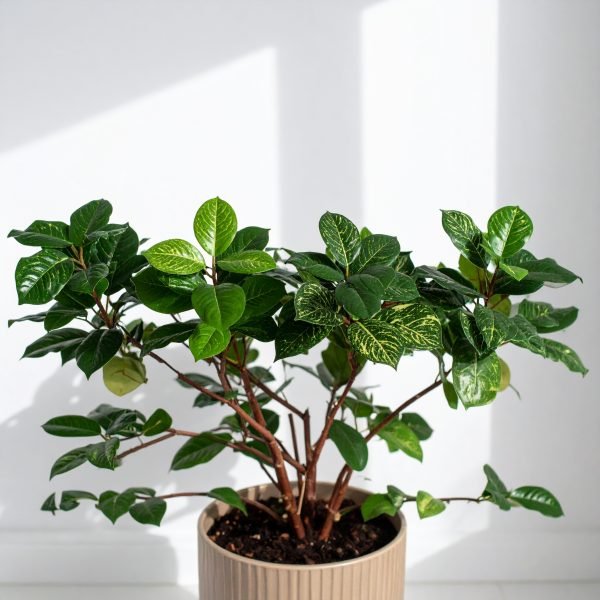 45 Cm 4 X 1 Real Touch Bush With 22 Leaves (4 Designs Mix) – Belle Maison