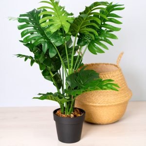 44" 4 x 1 Jumbo Real Touch Monstera Leaves Plant H-110CM