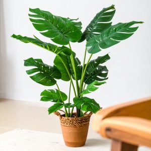 44" 4 x 1 Jumbo Real Touch Split Philo Leaves Plant H-110CM
